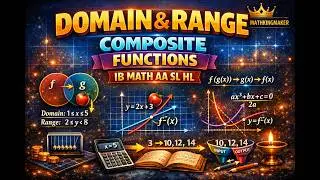 Domain & Range, Composite, Inverse [IB Math AA SL/HL]#mathkingmaker#UrbanPro#AmitPanchal