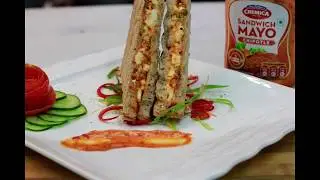 chipotle paneer sandwich