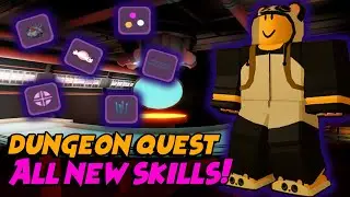 All NEW skills from ORBITAL OUTPOST Map|Dungeon Quest Roblox