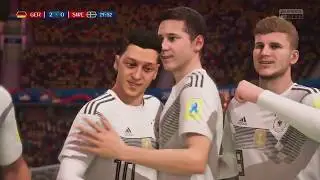 World Cup 2018 - Germany vs Sweden - Group F Full Match Sim (FIFA 18)