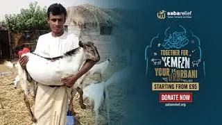 Together For Yemen: Give Your Qurbani With Saba Relief | Starting From &pound;95