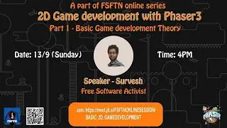 Class #12 | 2D Game Development With Phaser3 | (தமிழில்) | FSFTN | Part-1