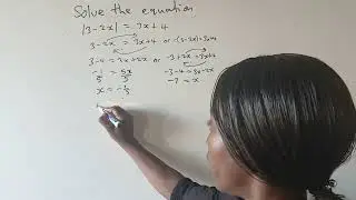 Solving equation with a modulas 