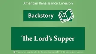 Backstory: The Lord's Supper