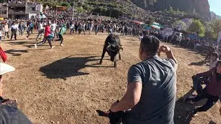 Toro Chutay en Honor al Señor de Cruz Pata del Barrio de Yananaco, Huancavelica, 2024