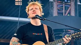 Ed Sheeran - Boat - 3 August 2024, Darius and Girenas Stadium, Kaunas