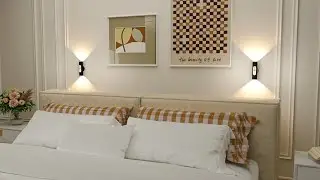 WOBSION Motion Sensor Wall Light with Remote Control
