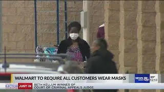 VIDEO: Walmart requiring facemasks