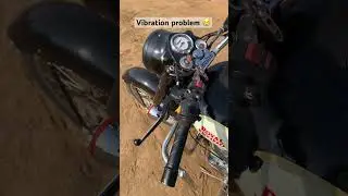 Vibration problem 😢 royal enfield classic 350 #automobile #royalenfield #classic350 #vibration