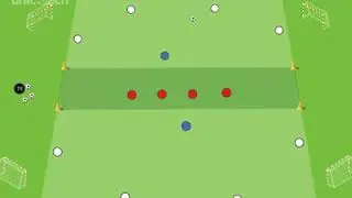 Zonal defending game