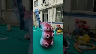 Inflatable Balloon Airglow #octopus Mascot with Blower for 2023 #Stagedesign Decoration
