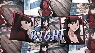 Anime edit | Upside Down | Rin Tohsaka edit