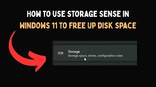 Как использовать Контроль памяти в Windows 11 для освобождения места на диске