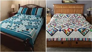 New attractive Latest patchwork bedsheet cover by pop up fashion 🌺