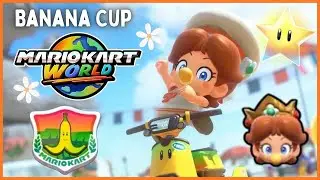 ✿ Mario Kart World - 150cc Banana Cup (Baby Daisy Gameplay) ✿
