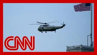 Watch President Trump's final White House departure