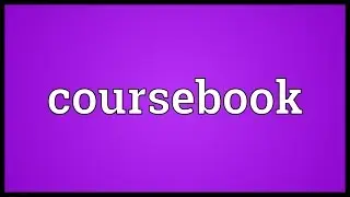 Coursebook Meaning