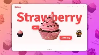 Make Responsive Website Using HTML SCSS & JavaScript | Bakery Homepage | HTML SASS SCSS JS