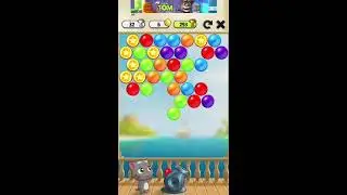 Talking Tom Bubble Shooter Game #shorts #short #shortvideo #talkingtom #bubbleshooter #forkids
