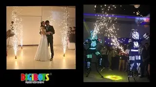 Show Robot Led - Martina 15 A&ntilde;os - DIGIBOTS ROBOT LED SHOW