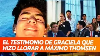 La palabra de Graciela Báez Sosa antes de que hable la defensa: 