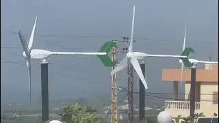 Tumurly Turbo5000 - 6x5000W Wind Turbine Parallel Application