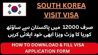 South Korea Visit Visa | How to fill South Korea Visa Application Form