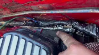 Chix's Triumph Stag Ford Essex 3L V6 - Checking gearbox clearance