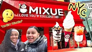 NYC’s CHEAPEST Ice Cream?! Mixue Ice Cream & Tea Review!