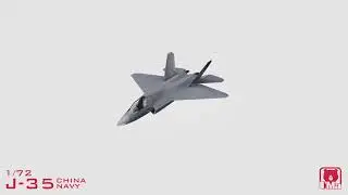 Details released for 1/72 scale J-35 assembly model.