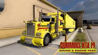 ATS | NEW Sound | Cummins KTA19 Sound & Engine Pack by Zeemods | POV 4K | #ats1.56