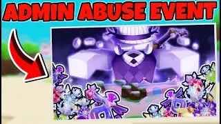 ADMIN ABUSE EVENT LIVE IN BUBBLE GUM SIMULATOR INFINITY