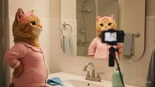 &ldquo;Just Me, Myself&hellip; and My Reflection Judging Me 😿&rdquo;