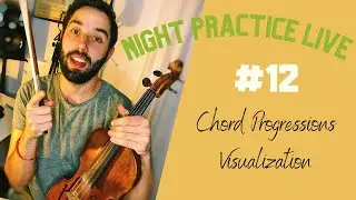 Violin Improvisation Practice | Chord Progressions Visualization
