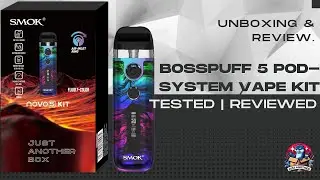 bosspuff 5 Pod System Vape Kit, 900mAh Battery, 5W 30W Variable Wattage 7 Color 🌈💨