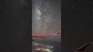 ✈️ Milky Way out of a plane #milkyway #travel #nature #astro