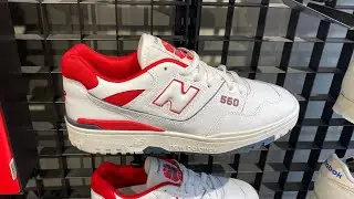 New Balance 550 (White / Team Red / Navy) - SKU: BB550JR1