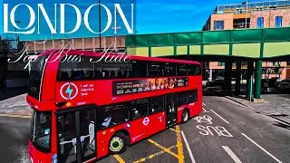 🎧 ASMR London’s Riverside & Docklands Bus Ride