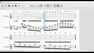 Frank Gambale - Robo-Roo TAB transcription for main theme