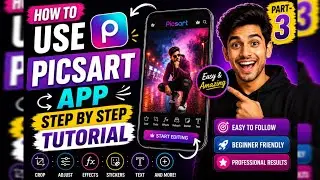 How to use Picsart App Step by Step Tutorial PART-3