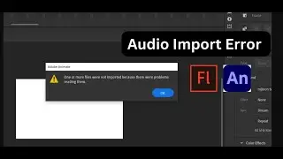 Audio Not Working in Adobe Animate? (Solved for Beginners)