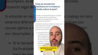 Estando de excedencia voluntaria &iquest;Cu&aacute;ndo puedo cobrar el paro? #prestaciondesempleo #excedencia