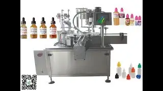 e liquid filling plugging capping labeling shrink sleeve inserting machines e-juice filling line