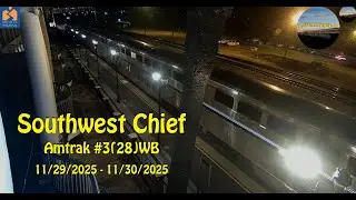 A3(28) WB Southwest Chief (189-205 x 8) | 2025/11/29 - 2025/11/30