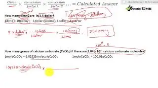 Solve with two conversion factors