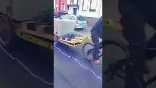 #Biketrailer Transport with 500 kg Safe #shorts