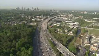 Aerials of Atlanta Traffic