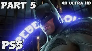 Batman Return to Arkham City Remastered PS5 4K Walkthrough Gameplay FULL GAME PART 5 No Commentary
