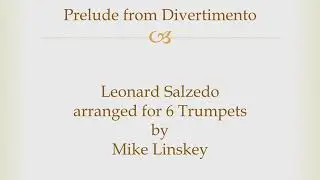 Prelude from Divertimento - Leonard Salzedo arranged Mike Linskey