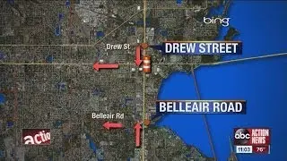 Closure of Gulf-to-Bay Boulevard